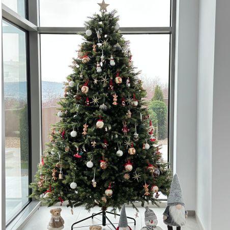 Premium Weihnachtsbaum, 3D-Zweige, 250 cm, Metallständer inklusive, Ego-Normandian PE