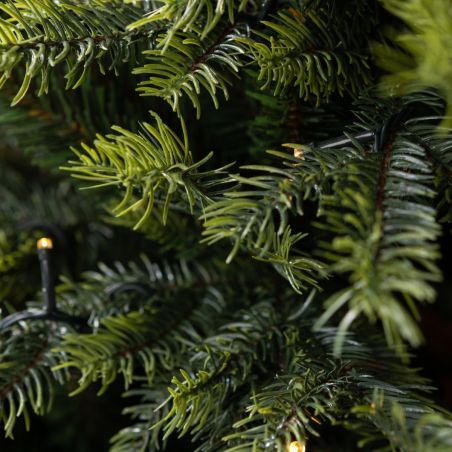Premium-Weihnachtsbaum mit LED, 3D-Zweigen, inklusive Metallständer, Größe 300 cm, Ego-Normandian PE