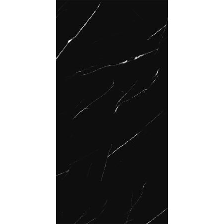 Duschwanne, Schwarz Marquina, matte Marmor-Oberfläche, Mineralkomposit, Maße 100-160x70-90 cm, zuschneidbar, Antonio