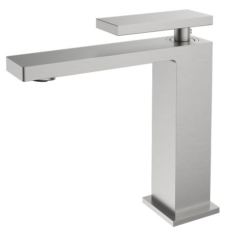 Waschbeckenarmatur, Nickel...