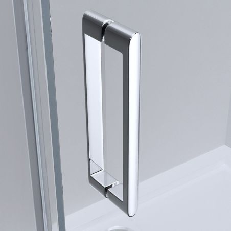 Duschtür EGO-17, Schiebetür, Nano-Behandlung, Breite zwischen 100 und 160 cm, ESG-Glas 8 mm