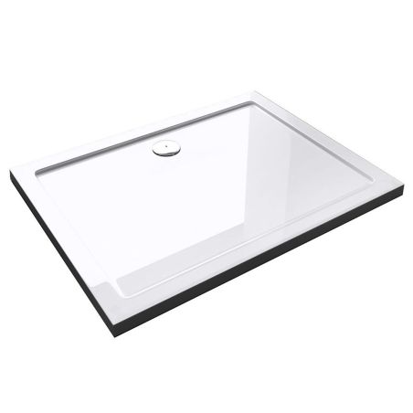 Rechteckige Slim-Duschwanne, inkl. Siphon, 4 cm Höhe, Größen von 80-90x100-160 cm, Sanitäracryl, EGO-FARO