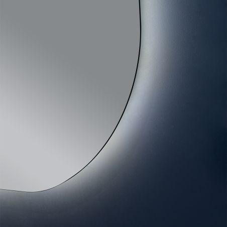 LED-Spiegel, Anti-Beschlag und Touch-Taste, 5 mm, 3 Lichtfarben, Einstellbare Helligkeit, Größen 60x80-70x100 cm, Fiore