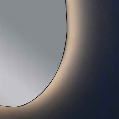 LED-Spiegel, Anti-Beschlag und Touch-Taste, 5 mm, 3 Lichtfarben, Einstellbare Helligkeit, Größen 60x80-70x100 cm, Fiore