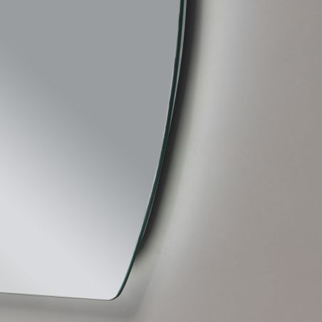 LED-Spiegel, Anti-Beschlag und Touch-Taste, 5 mm, 3 Lichtfarben, Einstellbare Helligkeit, Größen 60x80–70x100 cm, Luna
