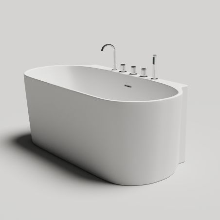 Freistehende Badewanne, mit...