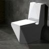 WC Enrico, SifonFlush, Weiß, 67x36 cm, Tank inklusive, Bodenmontage, Abdeckung mit Soft-Close inklusive