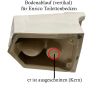 WC Enrico, SifonFlush, Weiß, 67x36 cm, Tank inklusive, Bodenmontage, Abdeckung mit Soft-Close inklusive