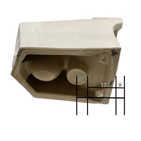 WC Enrico, SifonFlush, Weiß, 67x36 cm, Tank inklusive, Bodenmontage, Abdeckung mit Soft-Close inklusive