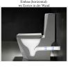 WC Enrico, SifonFlush, Weiß, 67x36 cm, Tank inklusive, Bodenmontage, Abdeckung mit Soft-Close inklusive