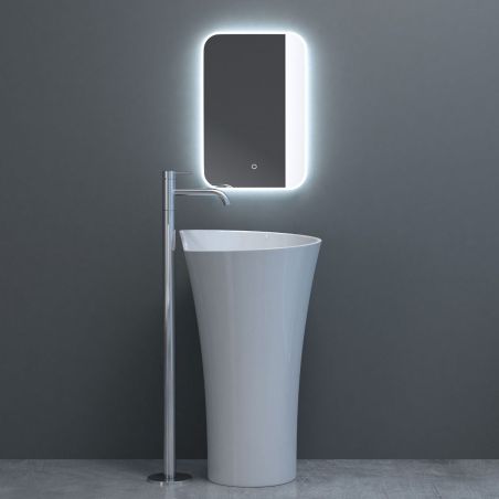 Badezimmerspiegel EGO – Louie, mit LED, Antibeschlag-Funktion und Touch-Schalter