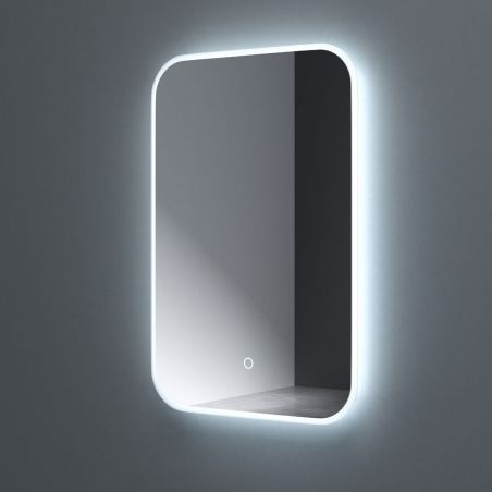 Badezimmerspiegel EGO – Louie, mit LED, Antibeschlag-Funktion und Touch-Schalter