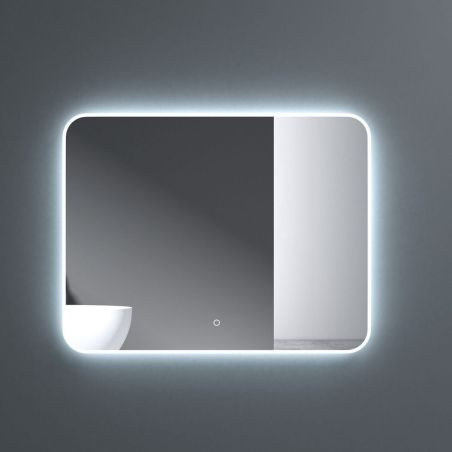 Badezimmerspiegel EGO – Louie, mit LED, Antibeschlag-Funktion und Touch-Schalter