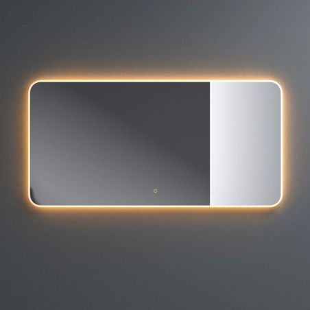 Badezimmerspiegel EGO – Louie, mit LED, Antibeschlag-Funktion und Touch-Schalter