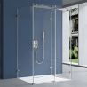 Duschkabine, 3 Seiten, Schiebetür, 8 mm Glas, Nano-Beschichtung, Maße nach Wahl, EGO-17-2U