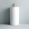 Standwaschbecken, Glänzend Weiß, mit Hahnloch, Durchmesser 45 cm, Modena Standwaschbecken, Glänzend Weiß, mit Hahnloch, Durchmesser 45 cm, Modena