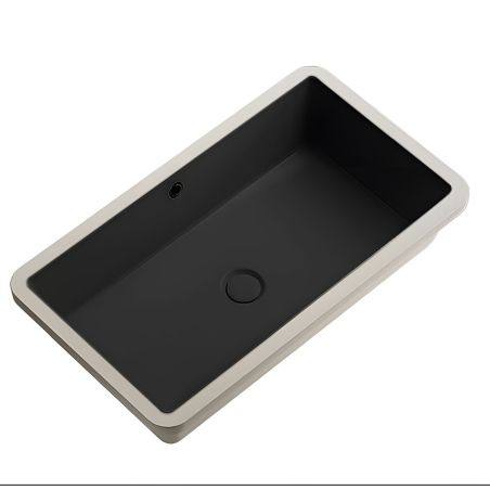 Waschbecken, Mattschwarz,...