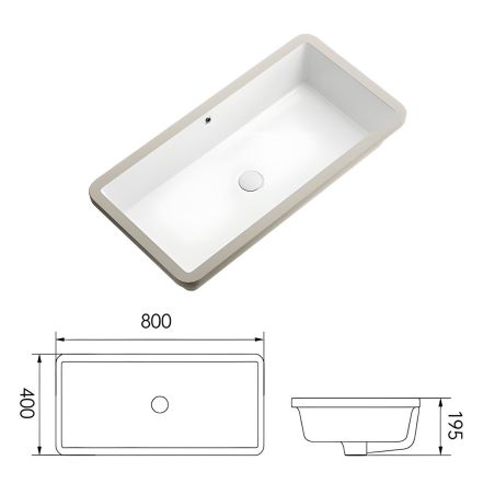 Waschbecken, Lachsrosa Matt, Power Colour, Unterbau-Montage, 70-80x40 cm, Sanitärkeramik, Livia