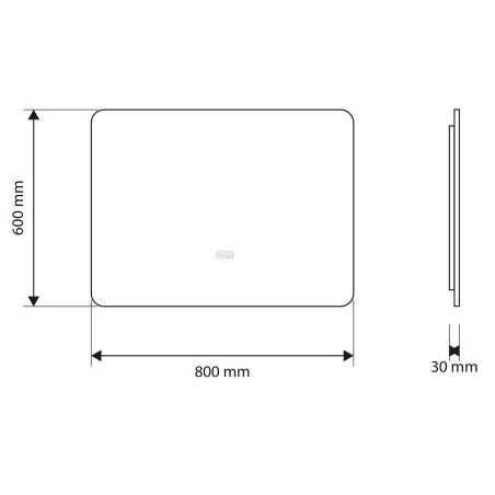 Badezimmerspiegel EGO – Louie, mit LED, Anti-Beschlag und Touch-Schalter, Größen: 60-140x70-80 cm Badezimmerspiegel EGO – Louie, mit LED, Anti-Beschlag und Touch-Schalter, Größen: 60-140x70-80 cm
