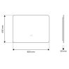 Badezimmerspiegel EGO – Louie, mit LED, Anti-Beschlag und Touch-Schalter, Größen: 60-140x70-80 cm Badezimmerspiegel EGO – Louie, mit LED, Anti-Beschlag und Touch-Schalter, Größen: 60-140x70-80 cm