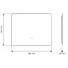 Badezimmerspiegel EGO – Louie, mit LED, Anti-Beschlag und Touch-Schalter, Größen: 60-140x70-80 cm Badezimmerspiegel EGO – Louie, mit LED, Anti-Beschlag und Touch-Schalter, Größen: 60-140x70-80 cm