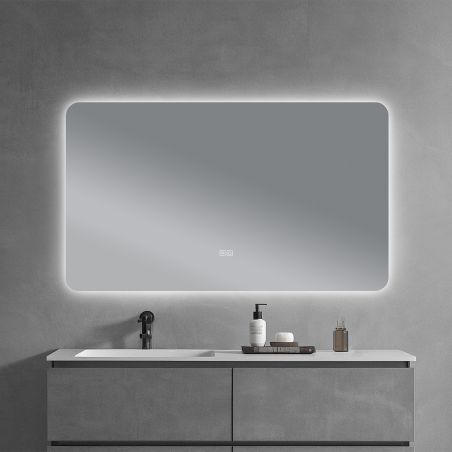 Badezimmerspiegel EGO – Louie, mit LED, Anti-Beschlag und Touch-Schalter, Größen: 60-140x70-80 cm Badezimmerspiegel EGO – Louie, mit LED, Anti-Beschlag und Touch-Schalter, Größen: 60-140x70-80 cm