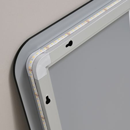 Badezimmerspiegel EGO – Louie, mit LED, Anti-Beschlag und Touch-Schalter, Größen: 60-140x70-80 cm Badezimmerspiegel EGO – Louie, mit LED, Anti-Beschlag und Touch-Schalter, Größen: 60-140x70-80 cm