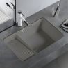 Hauswirtschaftsbecken, Mattgrau, Power Colour, Unterbau-Montage, Sanitärkeramik, 60x40, Lavio