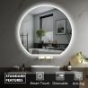 Smart LED-Spiegel, 5 mm, Anti-Beschlag, Touch-Taste, 3 Lichtfarben, Größen: 70-100x80-100 cm, Orbis Smart LED-Spiegel, 5 mm, Anti-Beschlag, Touch-Taste, 3 Lichtfarben, Größen: 70-100x80-100 cm, Orbis