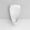 Urinal mit integriertem Sensor, Bodenablauf, 34x35.5x100 cm, Glänzend Weiß, Silento