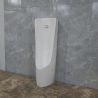 Urinal mit integriertem Sensor, Bodenablauf, 34x35.5x100 cm, Glänzend Weiß, Silento