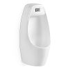 Urinal mit integriertem Sensor, Wand- oder Bodenablauf, 34x29x68 cm, Glänzend Weiß, Lucente