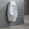 Urinal mit integriertem Sensor, Wand- oder Bodenablauf, 34x29x68 cm, Glänzend Weiß, Lucente