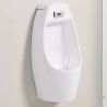 Urinal mit integriertem Sensor, Wand- oder Bodenablauf, 34x29x68 cm, Glänzend Weiß, Lucente