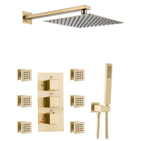 Duschsystem mit Thermostat,...