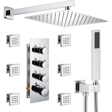 Duschsystem mit Thermostat,...
