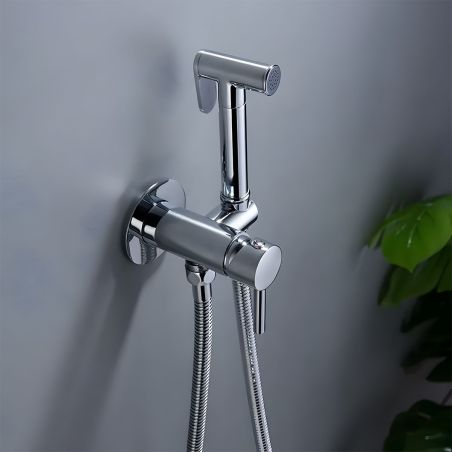 Hygienedusche, Chrom, Wandmontage, Messing, Neo