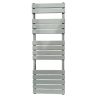 Heizkörper, Silbergrau, 140x50 cm, Handtuchheizkörper aus Stahl, Nadir