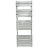 Heizkörper, Silbergrau, 140x50 cm, Handtuchheizkörper aus Stahl, Nadir