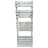 Heizkörper, Silbergrau, 140x50 cm, Handtuchheizkörper aus Stahl, Nadir
