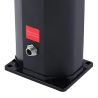 Solar-Dusche, 60 Liter, Fußdusche, Handbrause, Thermometer, Regenduschkopf, PVC+ABS, Blau-Schwarz, Alicante
