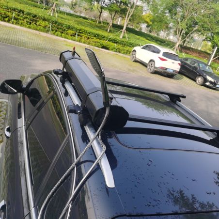 Solar-Dusche Auto, Camping, Tragbar, 30 Liter Kapazität, Handdusche und Offroad-Spritzpistole, Schwarz, Cordoba