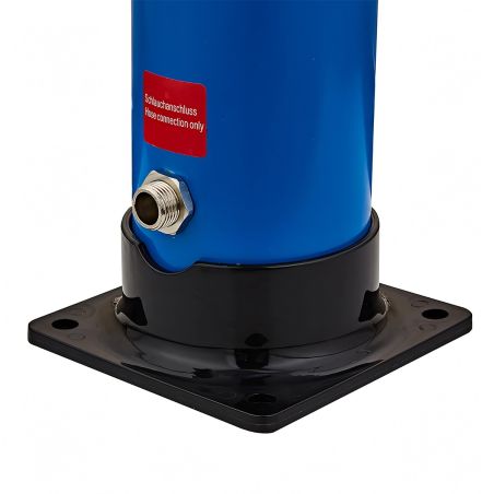 Solar-Dusche für Garten und Pool, 20 Liter, Fußdusche, Regenduschkopf, PVC+ABS, Blau, Sevilia