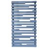 Heizkörper, Blau, 112x60 cm, 662 W, 15 Elemente, Handtuchheizkörper aus Stahl, Emir Heizkörper, Blau, 112x60 cm, 662 W, 15 Elemente, Handtuchheizkörper aus Stahl, Emir