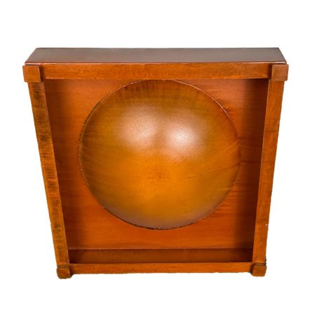 Kamin, 2 mm Cortenstahl, Maße: 80x80x20 cm, Magma