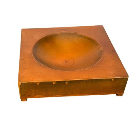 Kamin, 2 mm Cortenstahl,...