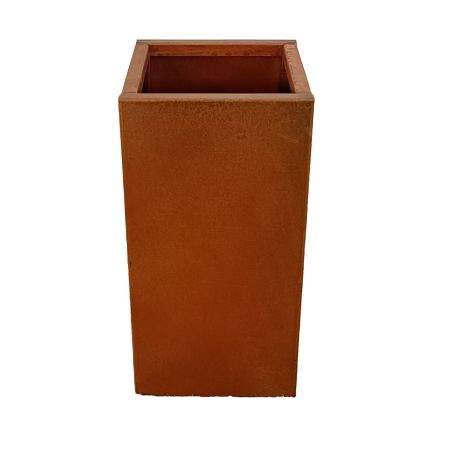 Modularer Pflanzkübel, 2 mm Cortenstahl, Höhe 60 oder 80 cm, Neoglow