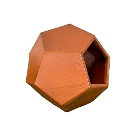Polygonaler Pflanzkübel, 2 mm Cortenstahl, Durchmesser 38-55 cm, FlorArt