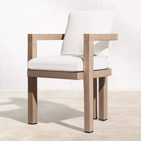 Möbelset, Garten oder Terrasse, großer Tisch und 8 Stühle, Voll-Teakholz, inklusive Kissen, Primavera