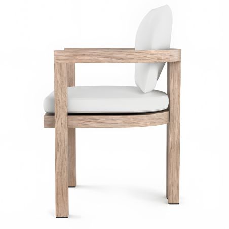 Möbelset, Garten oder Terrasse, großer Tisch und 8 Stühle, Voll-Teakholz, inklusive Kissen, Primavera
